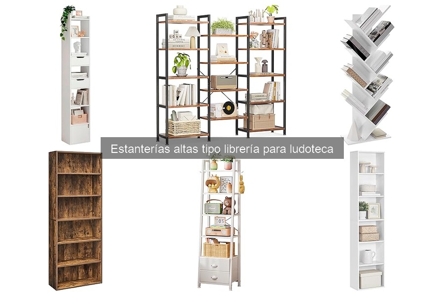 Comparativa de estanterías altas para ludotecas: mejores marcas