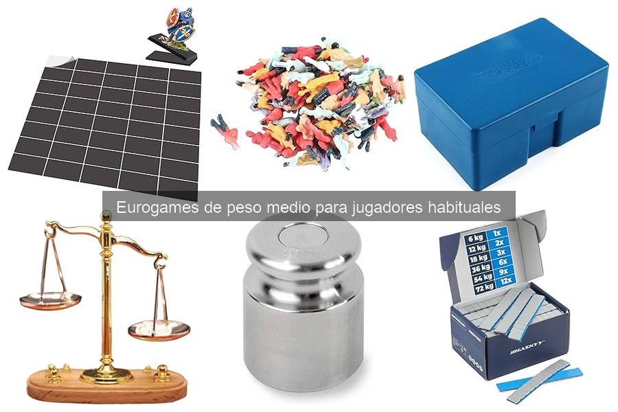 Comparativa de Eurogames de Peso Medio Populares
