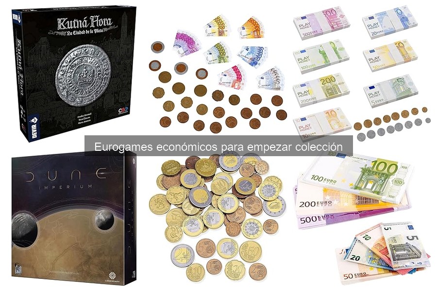 Comparativa de Eurogames Económicos Populares para Iniciar