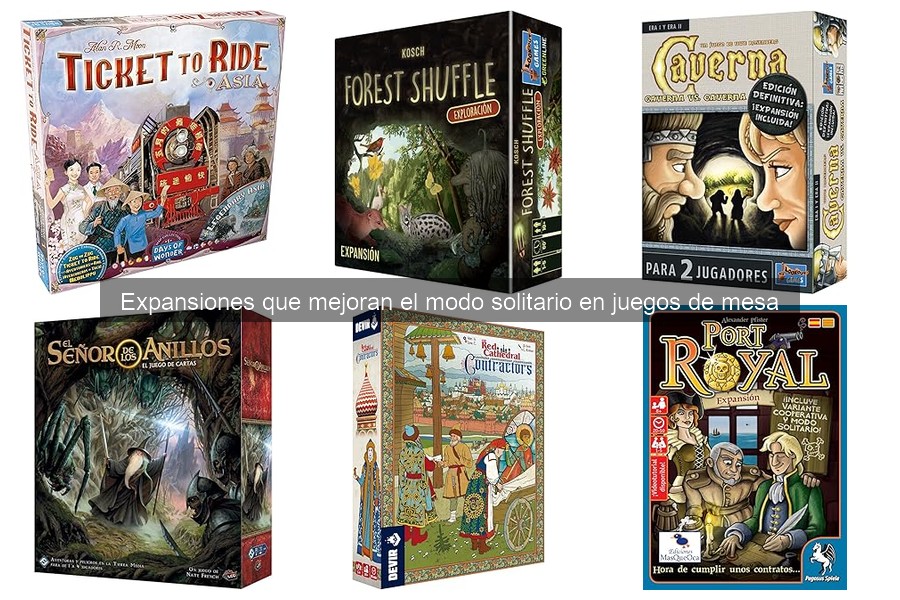 Comparativa de Expansiones para el Modo Solitario en Juegos de Mesa