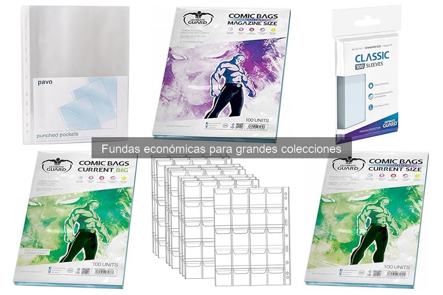 Comparativa de fundas económicas para grandes colecciones