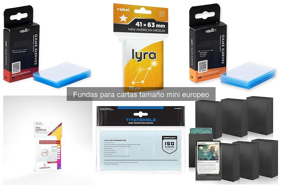 Comparativa de Fundas para Cartas Mini Europeo: ¿Cuál Elegir?