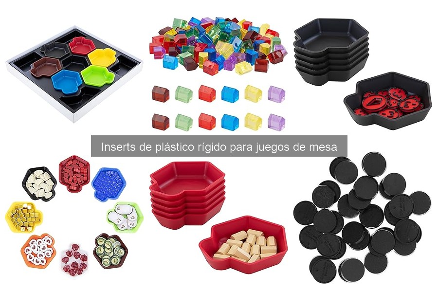 Comparativa de Inserts de Plástico Rígido para Juegos de Mesa