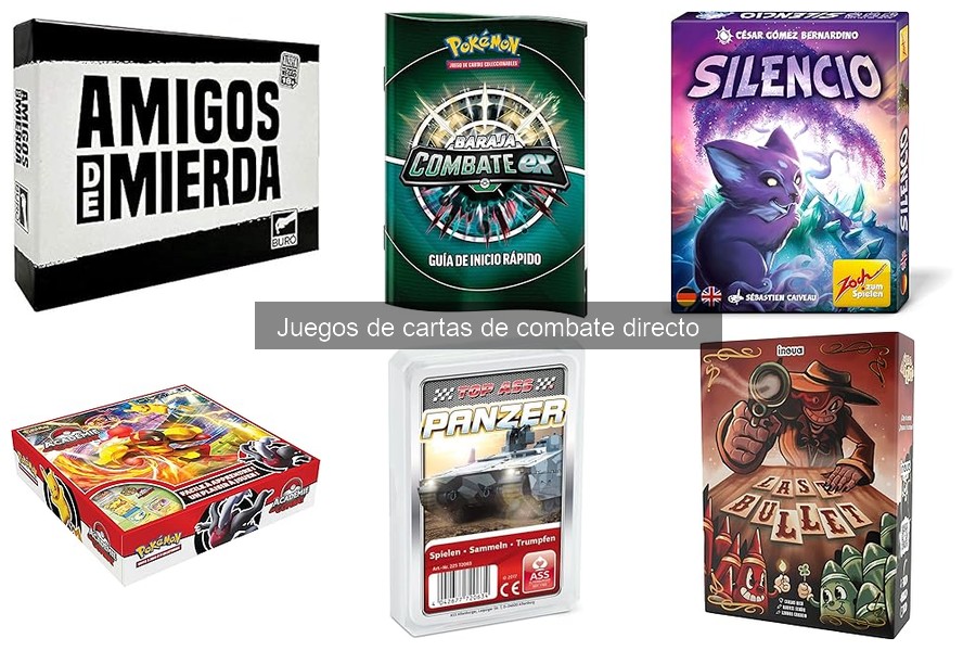 Comparativa de Juegos de Cartas de Combate Directo