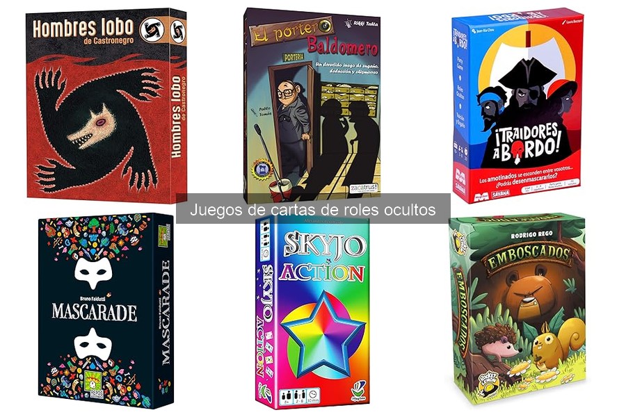 Comparativa de Juegos de Cartas de Roles Ocultos
