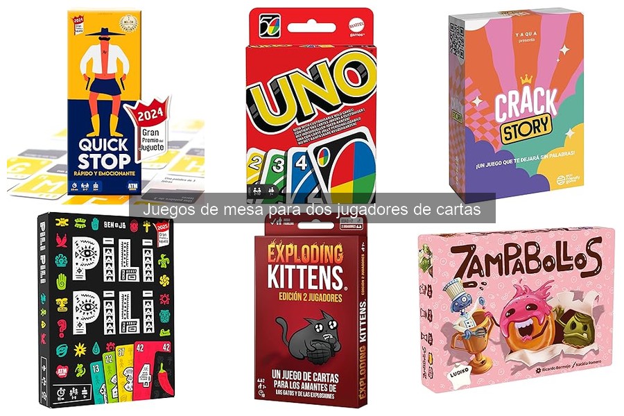 Comparativa de Juegos de Cartas para Dos Jugadores