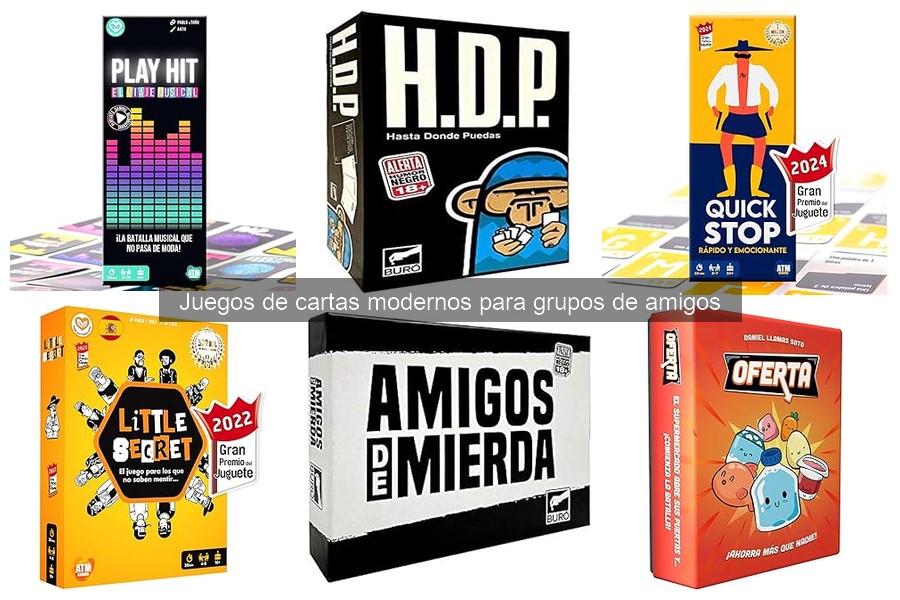 Comparativa de Juegos de Cartas para Grupos de Amigos