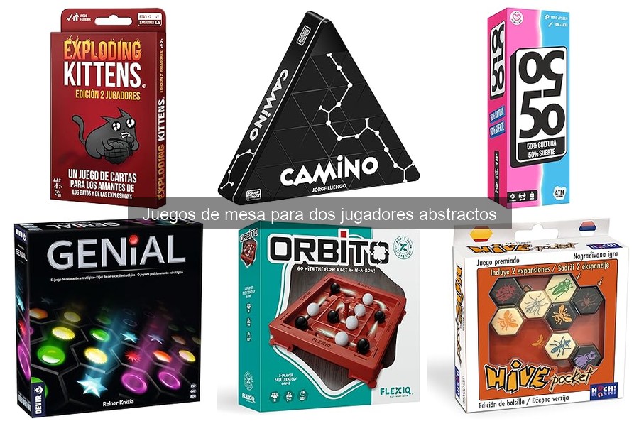 Comparativa de Juegos de Mesa Abstractos para 2 Jugadores