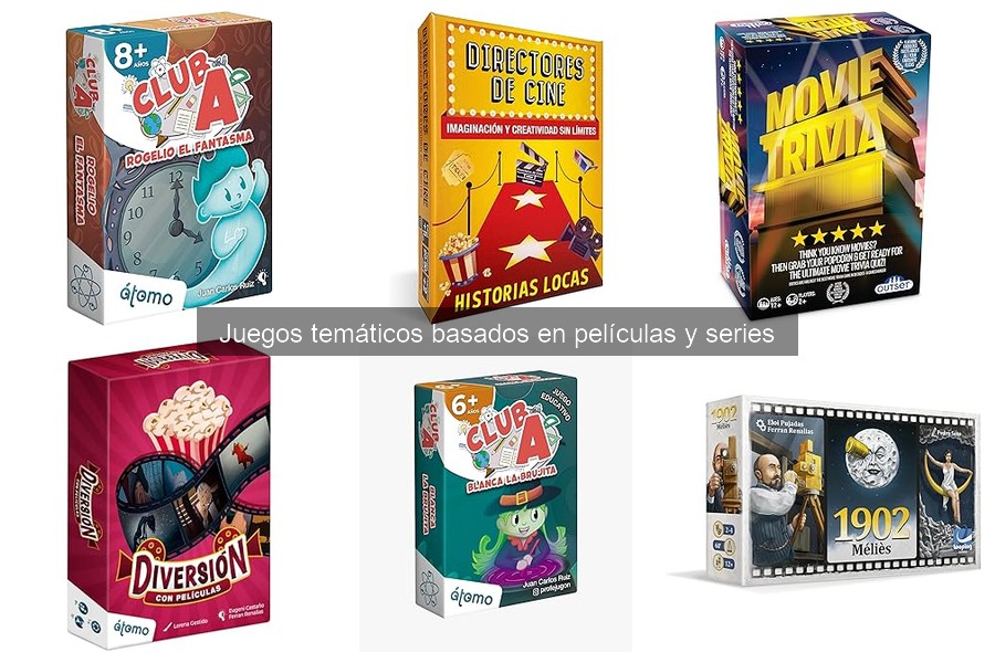 Comparativa de Juegos de Mesa Basados en Películas