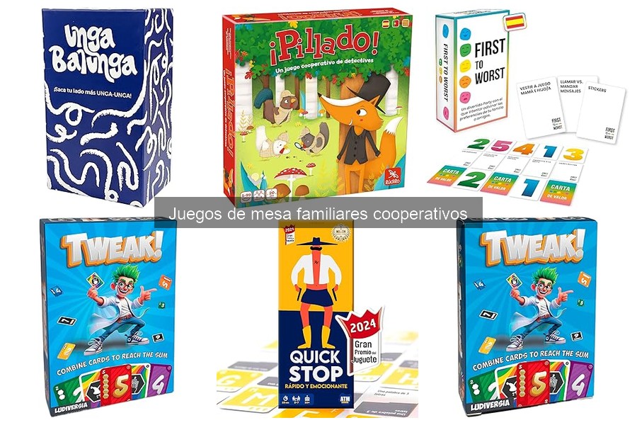 Comparativa de Juegos de Mesa Cooperativos para Familias