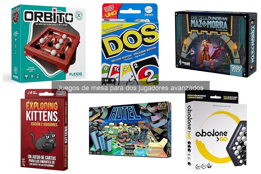 Comparativa de Juegos de Mesa Estratégicos para Dos Jugadores