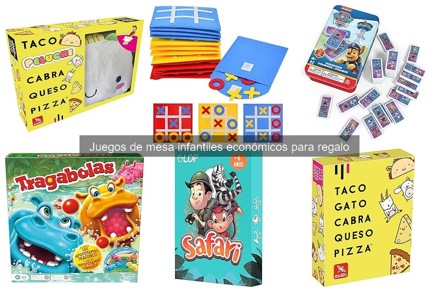 Comparativa de juegos de mesa infantiles económicos