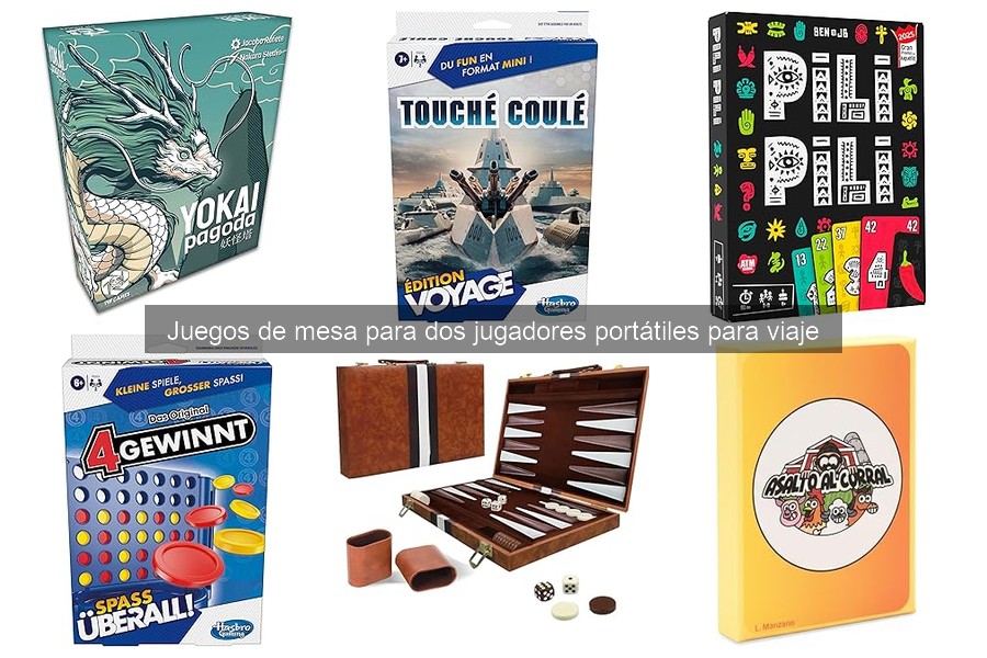 Comparativa de Juegos de Mesa Portátiles para Dos Jugadores