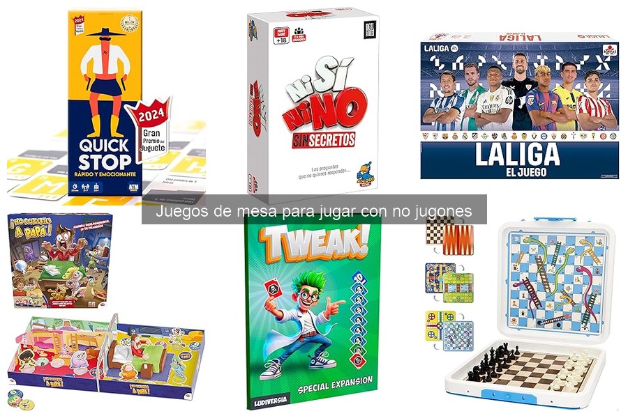 Comparativa de juegos de mesa sencillos para no jugones