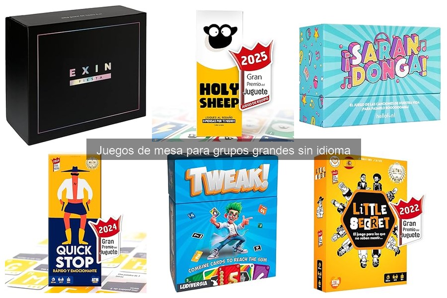 Comparativa de juegos de mesa sin idioma para todas las edades