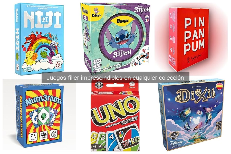 Comparativa de Juegos Filler Más Populares en Amazon