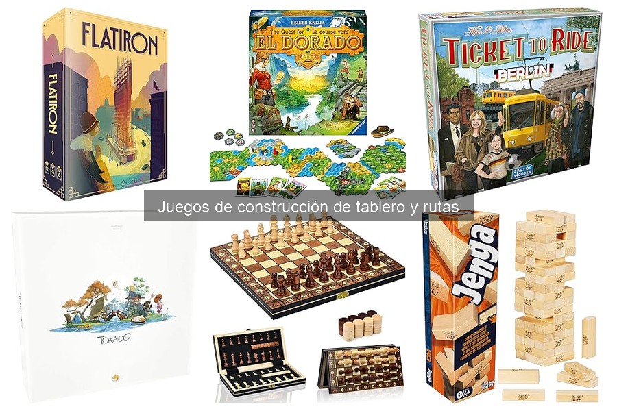 Comparativa de los Mejores Juegos de Construcción de Tablero