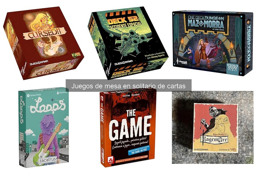 Comparativa de los Mejores Juegos de Mesa en Solitario de Cartas