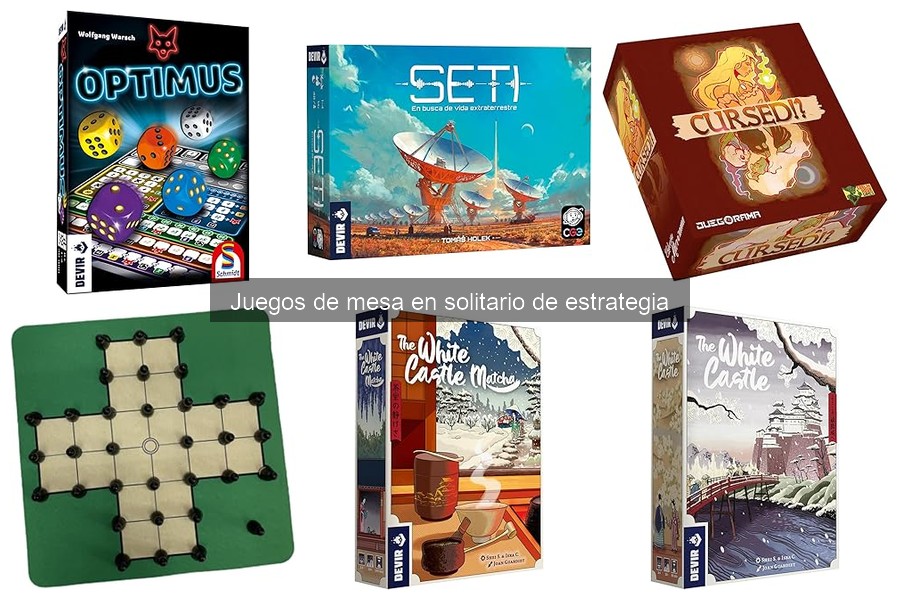 Comparativa de los Mejores Juegos de Mesa en Solitario de Estrategia