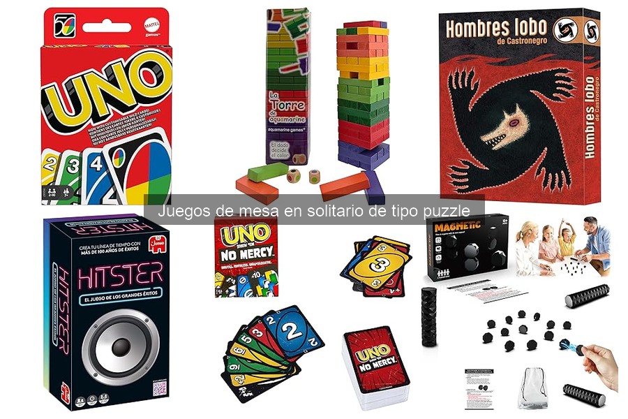 Comparativa de los Mejores Juegos de Mesa en Solitario Tipo Puzzle
