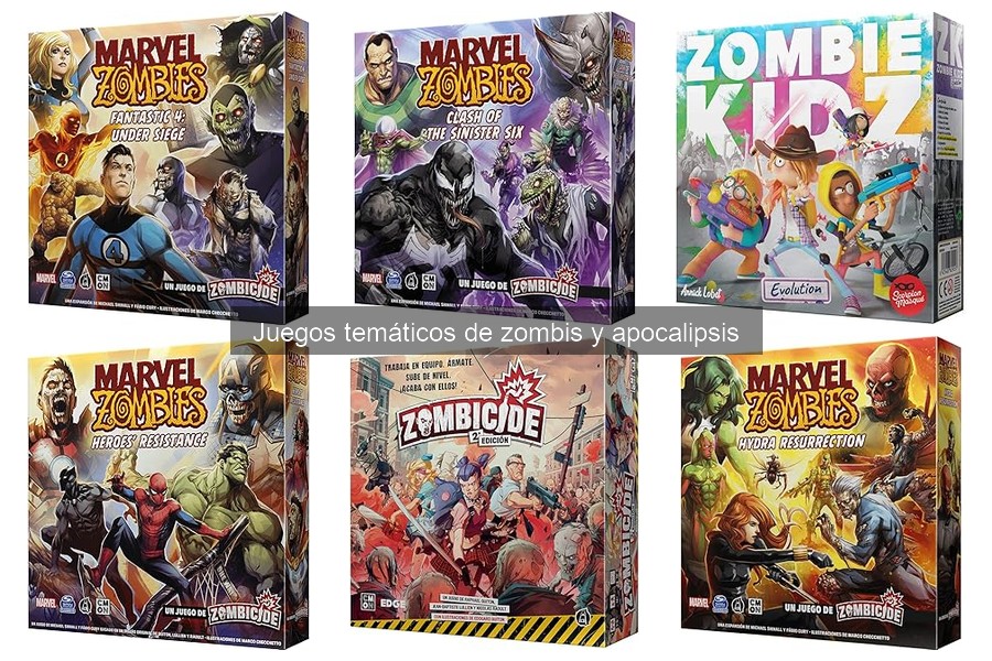 Comparativa de los Mejores Juegos de Zombis de Mesa
