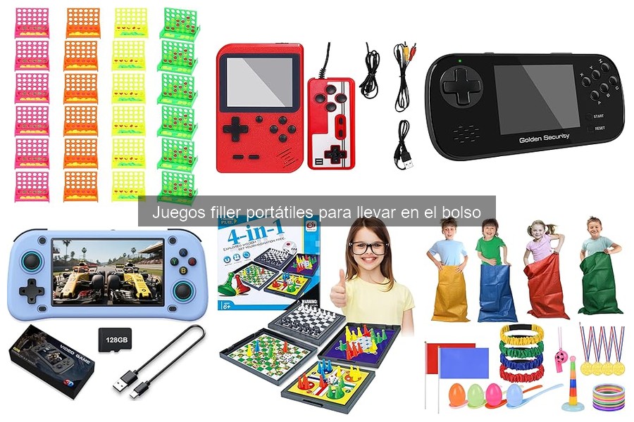 Comparativa de los mejores juegos filler portátiles para llevar