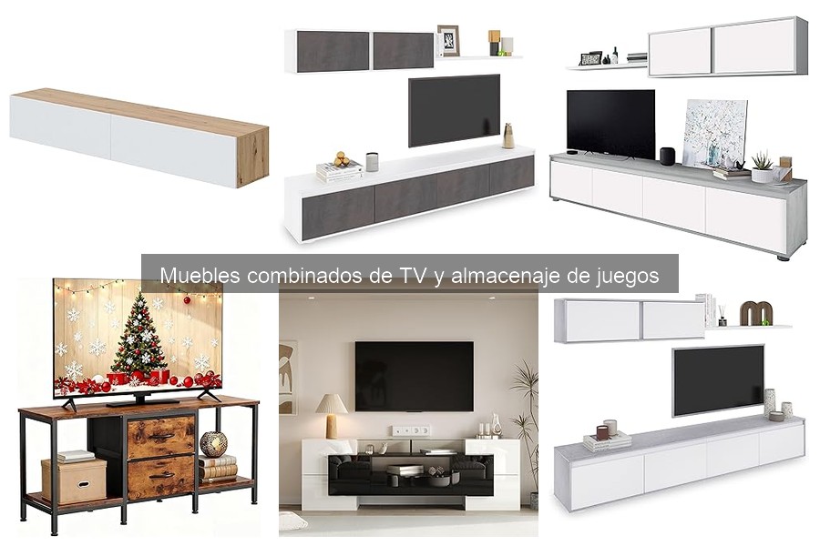 Comparativa de Muebles Combinados de TV y Almacenaje de Juegos