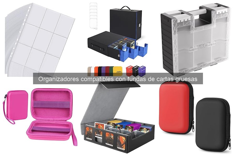 Comparativa de Organizadores para Cartas con y sin Fundas