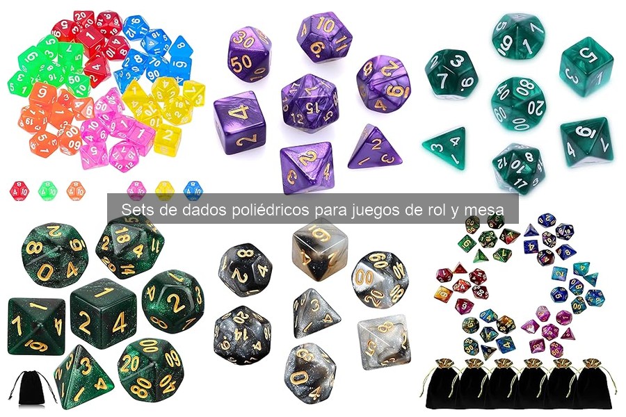 Comparativa de Sets de Dados Poliédricos para Juegos de Rol