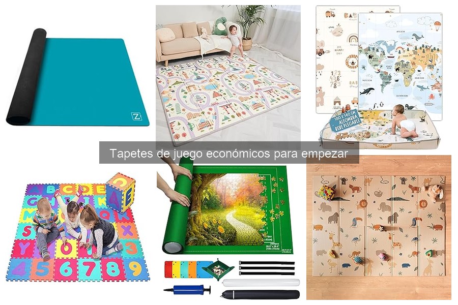 Comparativa de Tapetes de Juego Económicos: Calidad y Precio