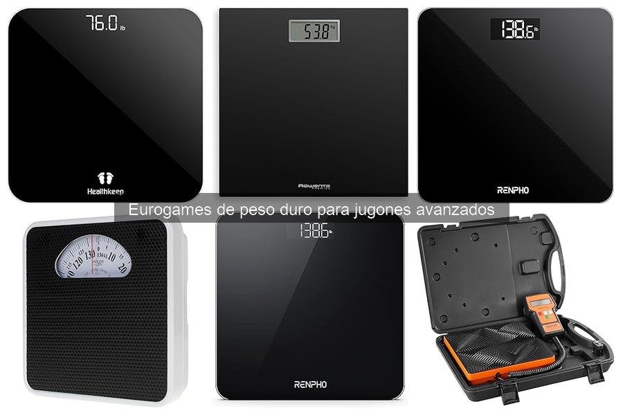 Comparativa Eurogames: Peso Duro vs Peso Ligero
