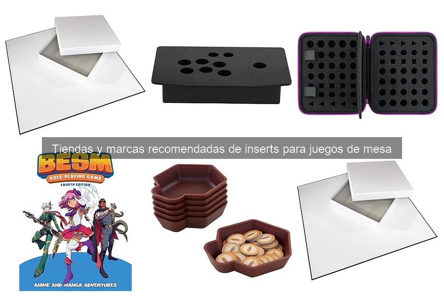 Comparativa: Inserts de Madera vs Plástico para Juegos de Mesa