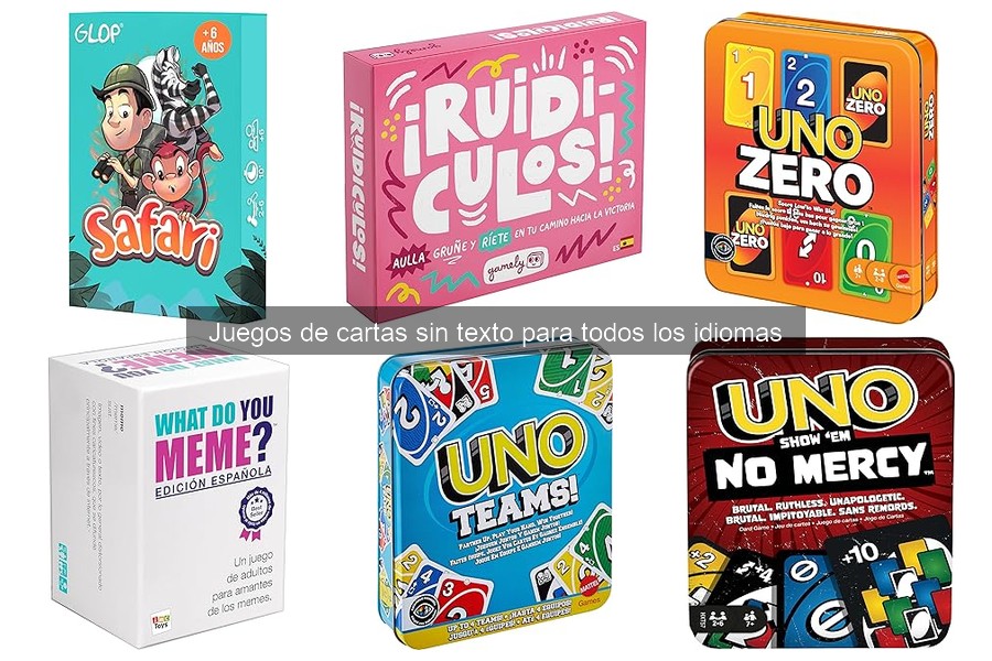 Comparativa: Juegos de Cartas Sin Texto vs. Juegos de Mesa