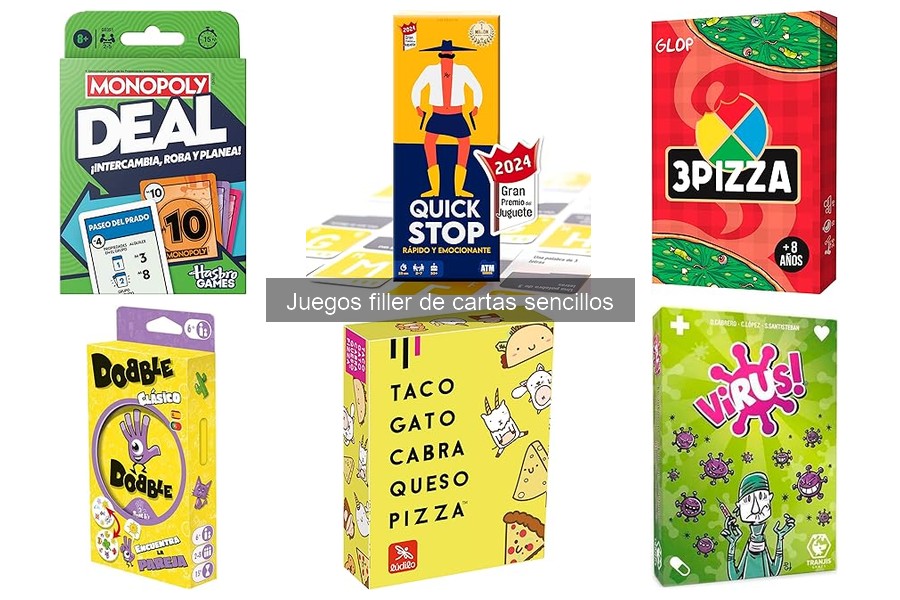 Comparativa: Juegos Filler de Cartas vs Juegos Complejos