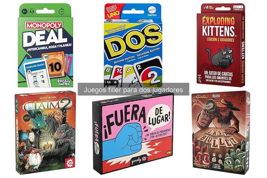 Comparativa: Juegos Filler vs Juegos de Mesa Tradicionales para Dos