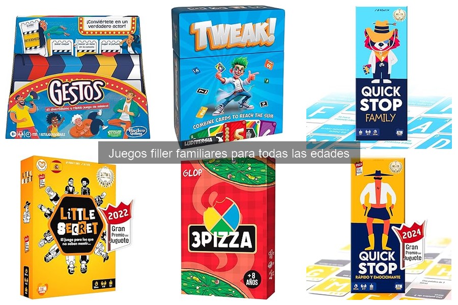 Comparativa: Juegos Filler vs Otros Juegos de Mesa