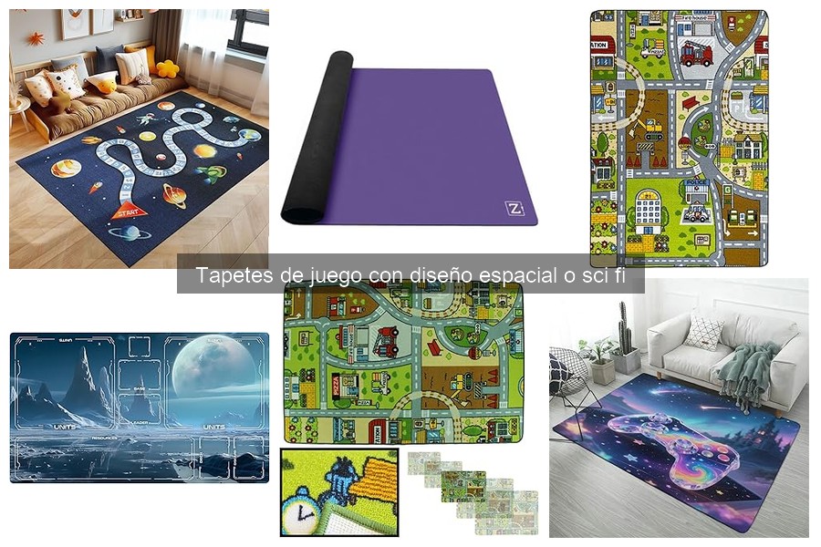 Comparativa tapetes sci-fi vs otras temáticas para juegos