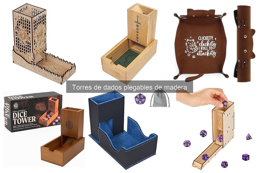 Comparativa: Torres de Dados Plegables de Madera vs. Plástico