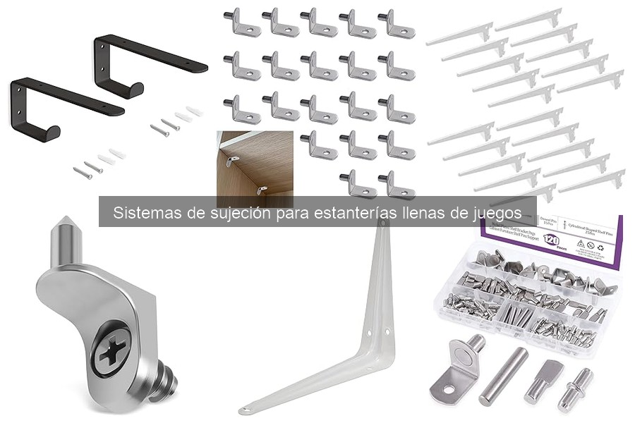 Costo promedio de sistemas de sujeción para estanterías de juegos