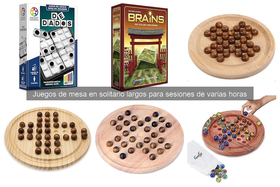 ¿Cuánto tiempo lleva jugar juegos de mesa en solitario largos?