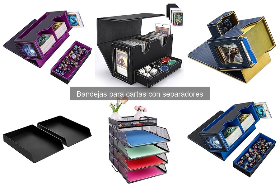 Cuidados Esenciales para Bandejas de Cartas con Separadores