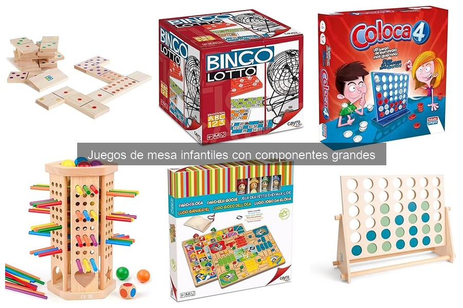 Desarrolla habilidades en niños con juegos de mesa gigantes