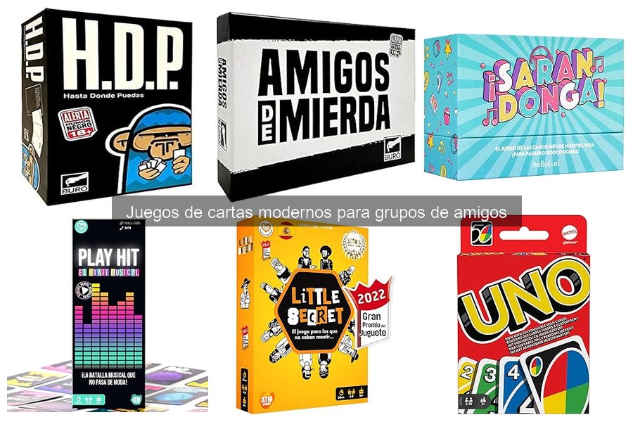 Descubre los juegos de cartas modernos para grupos de amigos