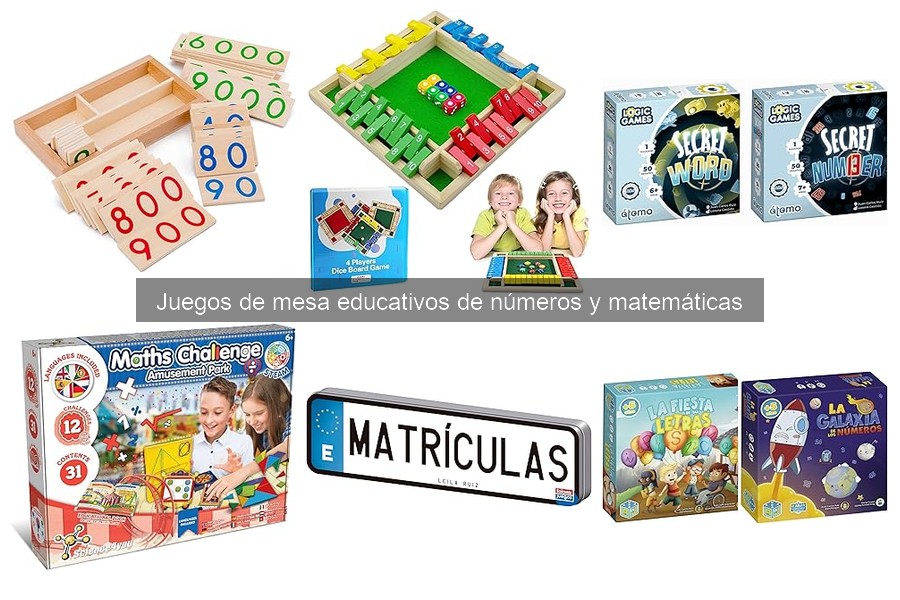 Descubre los Juegos de Mesa Educativos de Números y Matemáticas