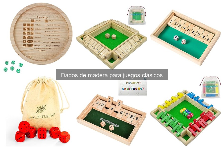 Diferencias entre Dados de Madera Tallados y Lisos
