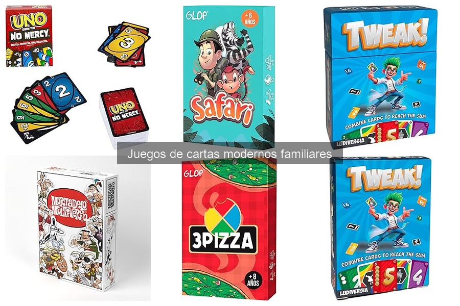 Diferencias entre juegos de cartas familiares y otros juegos