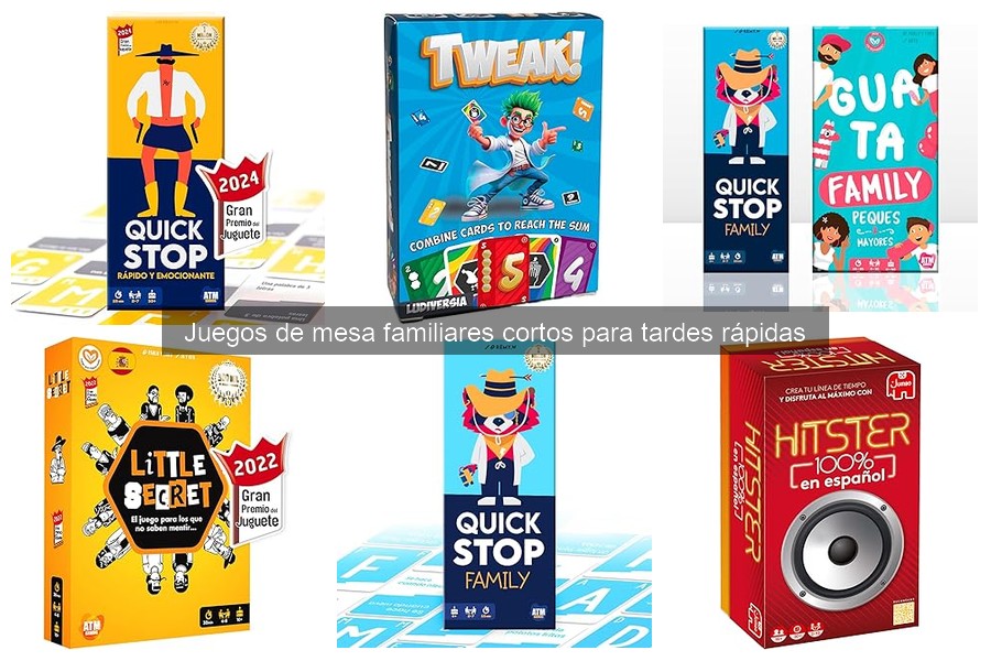 Diferencias entre Juegos de Mesa Cortos y Largos