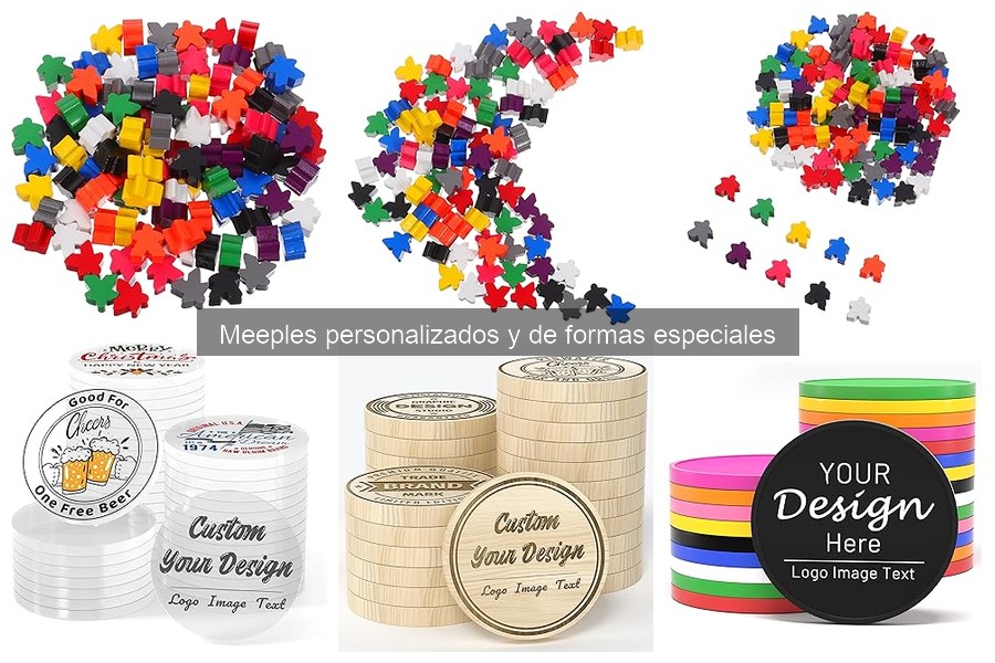 Diferencias entre Meeples Personalizados y Tokens Estándar