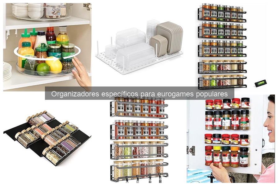 Diferencias entre organizadores de cartón y plástico para eurogames