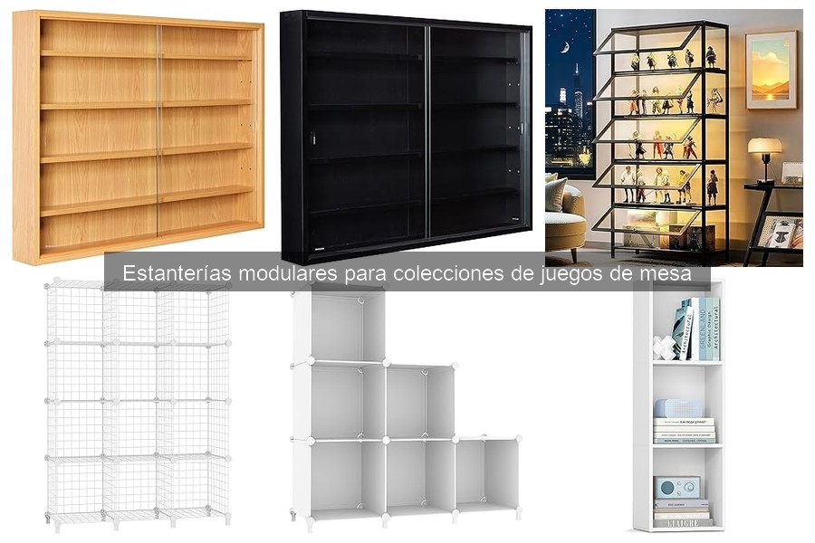 Dónde comprar estanterías modulares para juegos de mesa